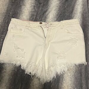 Park and Madison white shorts